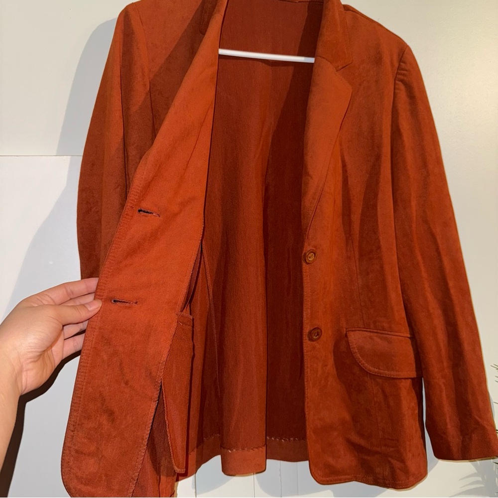 Orange/Terracotta Blazer - Picture 4 of 5